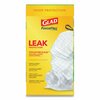 Glad 13 gal Trash Bags, 24 in x 27.38 in, Extra Heavy-Duty, .95 Mil, White, 80 PK 78900BX